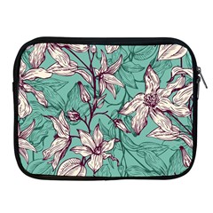 Vintage Floral Pattern Apple Ipad 2/3/4 Zipper Cases by Sobalvarro