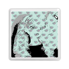 Wide Eyed Girl Memory Card Reader (square) by snowwhitegirl