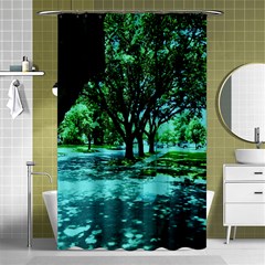 Hot Day In Dallas 5 Shower Curtain 48  X 72  (small)  by bestdesignintheworld