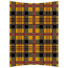 Plaid 5 Back Support Cushion by ArtworkByPatrick