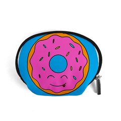 Donut Doughnut Dessert Clip Art Accessory Pouch (small) by Simbadda