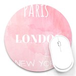 Paris Round Mousepads Front