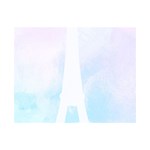 Pastel Eiffel s Tower, Paris Deluxe Canvas 14  x 11  (Stretched) 14  x 11  x 1.5  Stretched Canvas