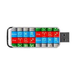 Astrology Signs Portable Usb Flash (one Side) by ArtworkByPatrick