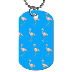 Flamenco Birds Exotic Nice Pink Dog Tag (two Sides) by Mariart