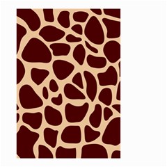 Animal Print Giraffe Patterns Small Garden Flag (two Sides) by Vaneshart