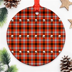 Plaid 857955 960 720 Ornament (round) by vintage2030