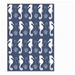 Seahorse Shell Pattern Small Garden Flag (Two Sides) Back