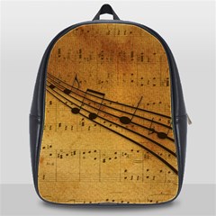 Background Music School Bag (xl) by Mariart