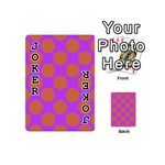 Polka Dots Two Times 7 Playing Cards 54 Designs (Mini) Front - Joker1