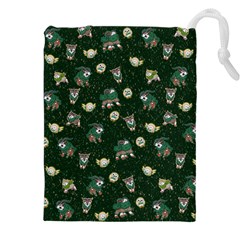 Grass Love Drawstring Pouch (5xl) by Mezalola