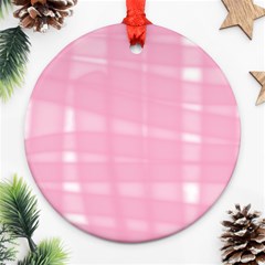 Pink Ribbon Ornament (round) by snowwhitegirl