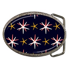 Sea Stars Pattern Sea Texture Belt Buckles by Vaneshart