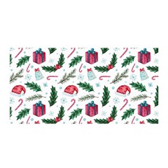 Christmas Background Satin Wrap by Vaneshart