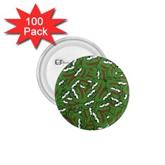 Pepe The Frog Face Pattern Green Kekistan Meme 1 75  Buttons (100 Pack)  by snek