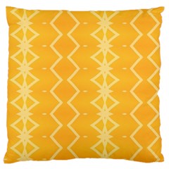 Pattern Yellow Standard Flano Cushion Case (two Sides)