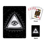 All Seeing Eye Playing Cards Single Design (Rectangle) Back