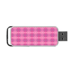 Pink Portable Usb Flash (two Sides)