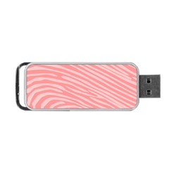 Pattern Texture Pink Portable Usb Flash (two Sides)