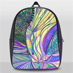 Happpy (4) School Bag (large) by nicholakarma