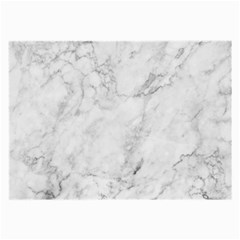 White Marble Texture Floor Background With Dark Gray Grey Texture Greek Marble Print Luxuous Real Marble Large Glasses Cloth (2 Sides) by genx