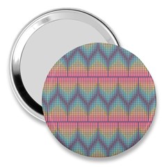 Pattern Background Texture Colorful 3  Handbag Mirrors by HermanTelo