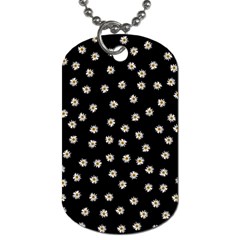 Pattern Marguerites Dog Tag (two Sides) by kcreatif