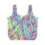 Feathers Pattern Full Print Recycle Bag (M) Front