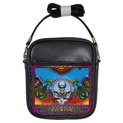 Grateful Dead Wallpapers Girls Sling Bag by Sapixe