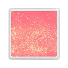 Pink Glitter Print Memory Card Reader (square) by designsbymallika