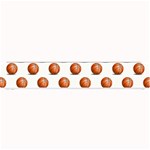 Orange Basketballs Small Bar Mats 24 x4  Bar Mat