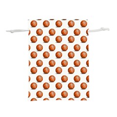 Orange Basketballs Lightweight Drawstring Pouch (l) by mccallacoulturesports