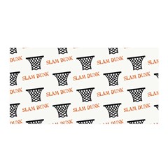 Slam Dunk Baskelball Baskets Satin Wrap by mccallacoulturesports