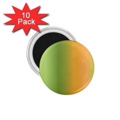 Green Orange Shades 1 75  Magnets (10 Pack)  by designsbymallika