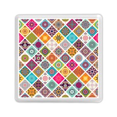 Ethnic Mandala Pattern Memory Card Reader (square) by designsbymallika