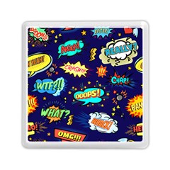 Bada Boom Pattern Memory Card Reader (square) by designsbymallika