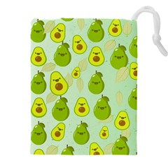 Avocado Love Drawstring Pouch (4xl) by designsbymallika