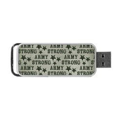 Army Stong Military Portable Usb Flash (two Sides) by McCallaCoultureArmyShop