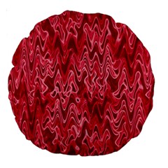 Background Abstract Surface Red Large 18  Premium Round Cushions