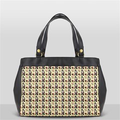 Chrix Pat Beige Oversize Office Handbag by snowwhitegirl