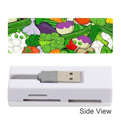 Vegetables Bell Pepper Broccoli Memory Card Reader (stick) by HermanTelo