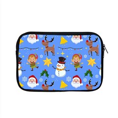 Funny Christmas Pattern With Snowman Reindeer Apple Macbook Pro 15  Zipper Case by Vaneshart