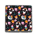 Colorful Funny Christmas Pattern Merry Xmas Memory Card Reader (Square 5 Slot) Front