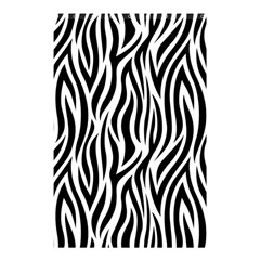 Thin Zebra Animal Print Shower Curtain 48  X 72  (small)  by mccallacoulture