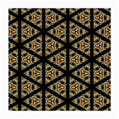 Pattern Stained Glass Triangles Medium Glasses Cloth (2 Sides) by HermanTelo