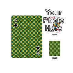 Df Green Domino Playing Cards 54 Designs (mini) by deformigo