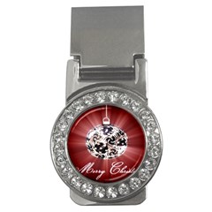 Merry Christmas Ornamental Money Clips (cz)  by christmastore