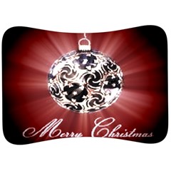 Merry Christmas Ornamental Velour Seat Head Rest Cushion by christmastore