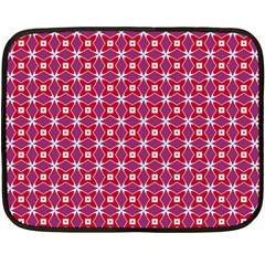 Df Magenta Rumor Fleece Blanket (mini) by deformigo