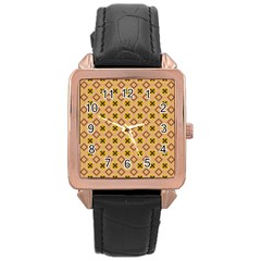 Virginia Rose Gold Leather Watch  by deformigo